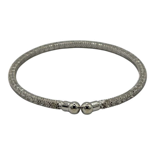Children’s Silver Colour Lightweight Free Size Bangle