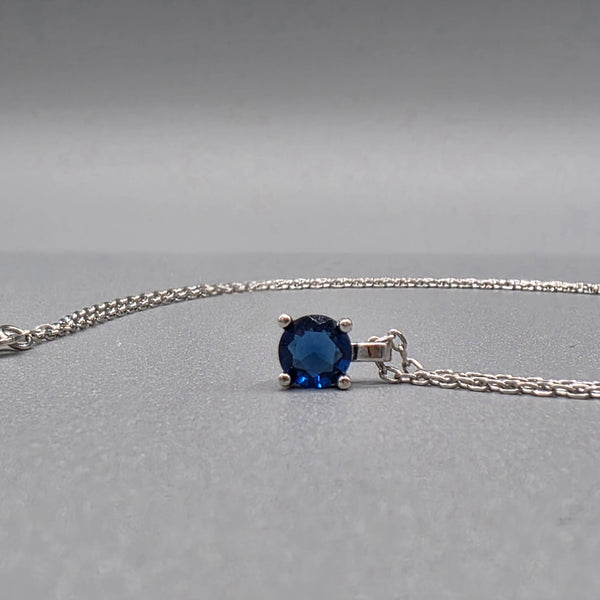 Modern 925 Sterling Silver Moissanite Stone Necklace for Ladies