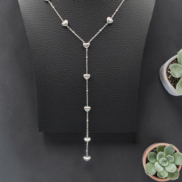 Women’s Stainless Steel Silver Colour Necklace 330–350mm Elegant Chain